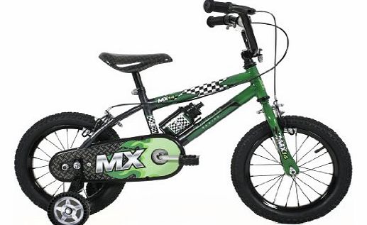 Sunbeam Boys MX 14 Bike - Green, 14 Inch