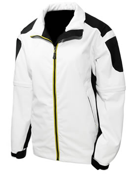 sunderland Golf Ladies International Convertible Jacket White/Black