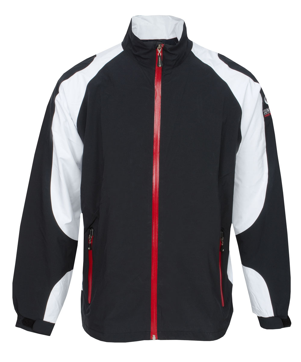 Golf Tournament Jacket Black/White/Red