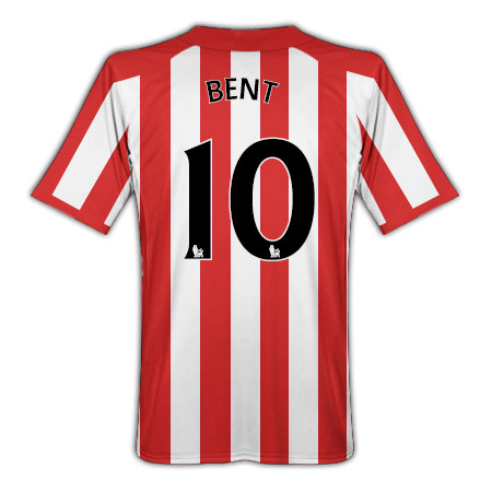 Umbro 2010-11 Sunderland Umbro Home Shirt (Bent 10)
