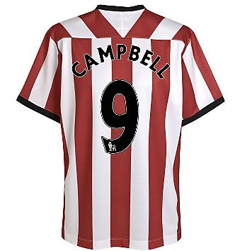 Umbro 2011-12 Sunderland Umbro Home Shirt (Campbell 9)