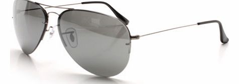  Ray-Ban 3460 Flip Out Aviator Silver Sunglasses