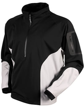 Golf Duntry Waterproof Pullover Black/Platinum