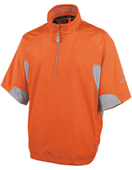 sunice Golf Sandwick Short Sleeve Windshirt Fiesta/Platinum