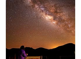 Sunset and stars on Mount Teide with