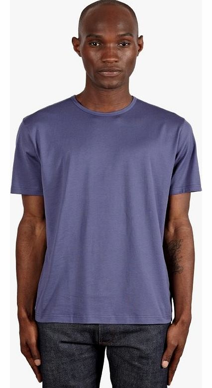 Mens Purple Crew Neck T-shirt