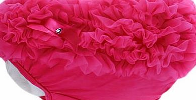 SuntekStore Online Hot Pink Baby Girl Knickers Ruffle Panties Bloomers Diaper Cover--S