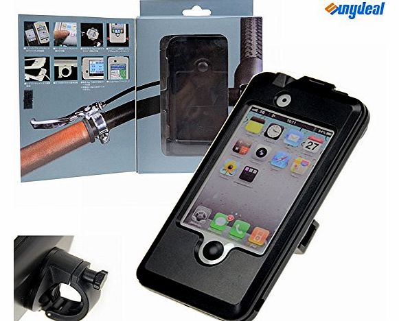 Sunydeal Waterproof 360 Motorcycle Bike Cycling Case Holder For New Apple iPhone 4G 4S