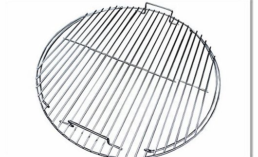 super grill Cooking Grill 57cm Hinged Cooking Grate Fits weber BBQ Charcoal Chrome Plated