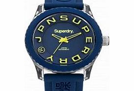 Superdry Ladies Tokyo Blue Silicone Strap Watch