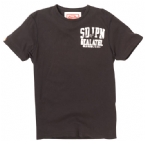 Mens Black Label Slim Double T-Shirt Black