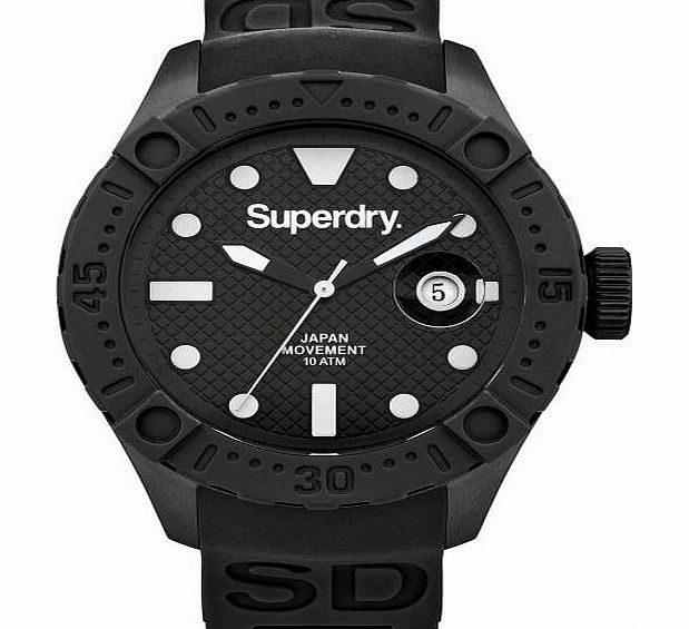 Superdry Mens Superdry Scuba Watch - Black