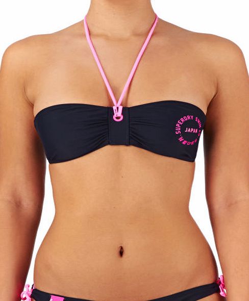 Superdry Womens Superdry Super Pop Bikini Top - Dark Navy