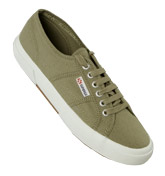 Iceberg Green Canvas Trainer Shoes