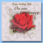 On our anniversary - wife