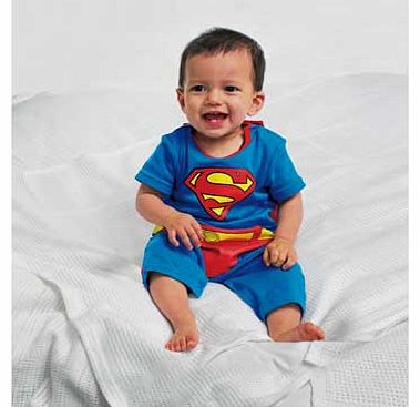 Superman Baby Boys Dress Up Romper - 6-9 Months