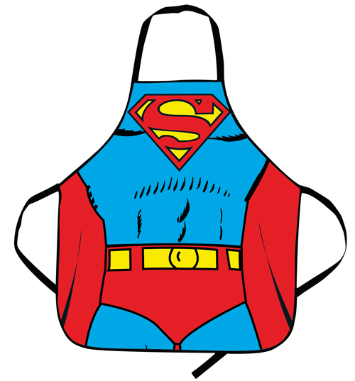 SUPERMAN Costume Apron In A Tube