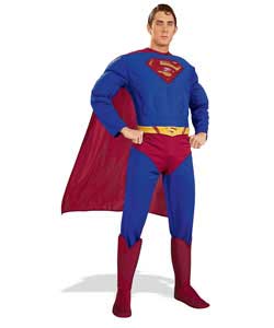 Superman Muscle Chest Costume - Large