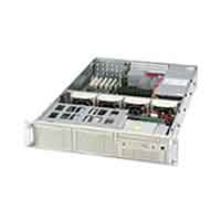 SC822i-400RC 2U Beige Rackmount case