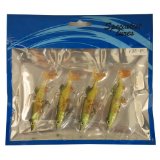supplied by brytec uk fishing bait hooks PACK OF 4PC, 8CM PIKE SOFT BAITS