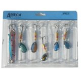 supplied by brytec uk fishing lures BARBLESS 6 PACK SPINNERS / SPOONS ON BLISTER (6-37-BL)