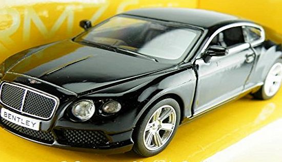 Supreme BENTLEY CONTINENTAL GT V8 CAR BLACK MODEL 1/36 SIZE OPENING DOORS TYPE Y0675J^*^