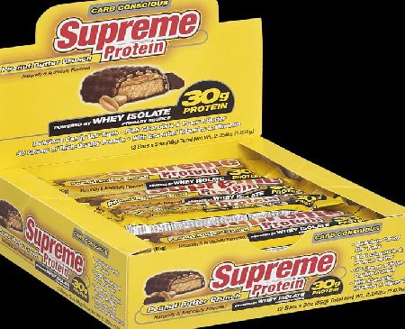 Supreme Protein Bar Peanut Butter Crunch 12 x