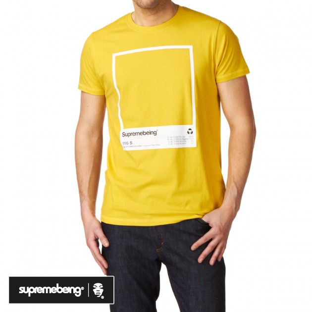 Mens Supremebeing S:Tone T-Shirt - Pollen Yellow