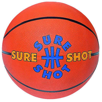 Sure Shot 247 Series Tan Rubber Basketballs (309SS247 - Size 7 Official)