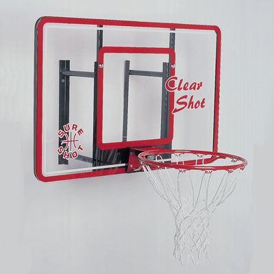 Sure Shot Clear Shot Backboard and Ring Set (With Flex Ring)