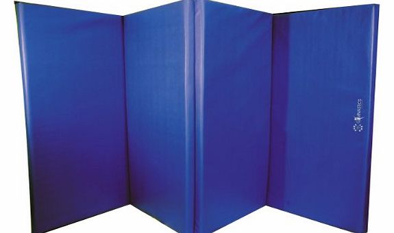 Sureshot Foldable Double Mat FD60 Gymnastics 8ft x 4ft x 60mm (2.4m x 1.4m x 60mm)- Blue
