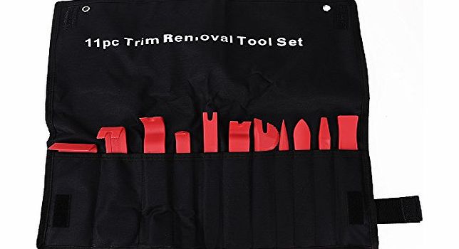 Surepromise 11 Piece Dashboard Upholstery Trim Removal Tool Set to Remove Vehicle Car / Van Interior Panels Moulding Remover