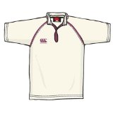 Surridge Canterbury Pro Short Sleeve Cricket Shirt (Navy Small)