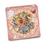 Susan Prescot Games Ltd Flower Fairy 1000 Piece Circular Jigsaw Autumn/Winter
