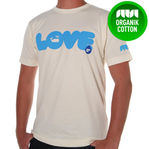 Love Hate Tee shirt - Natural