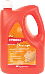 Swarfega, 1228[^]23527 Orange Hand Cleaner Pump Pack 4Ltr 23527