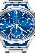 Swatch Endless Energy Silver Chronograph Watch