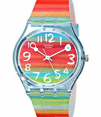 Swatch Ladies Color The Sky Multicolour Dial Watch