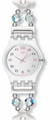 Swatch Ladies First Romance Stainless Steel Bracelet Watch