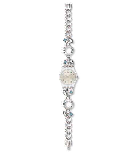 Ladies Menthol Tone Silver Dial Bracelet Watch