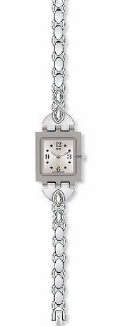 Swatch Ladies Mildness Silver Dial Bracelet Watch