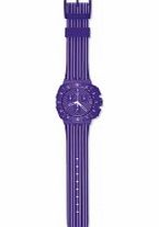 Swatch Unisex Purple Run Chronograph Watch