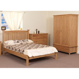 Sweet Dreams 135cm Darcy Double Bed Frame in Oak