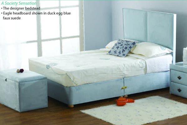 Valentino Bedstead with Eagle Headboard Double