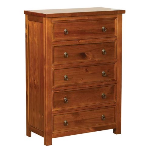 Sweet Dreams (Nelson) Limited Sweet Dreams Haiben Solid Pine 5 Drawer Chest