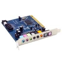 7.1 PCI sound card with digital in / out