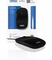 Sweex MI106 USB Flat Optical Mouse - Black