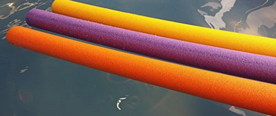 Swim Sportz Elite Water Swimming Aid Float Noodles x3 (Yellow, Orange and Purple)