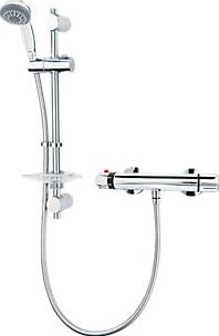 Swirl, 1228[^]2951F Channon Exposed Thermostatic Bar Mixer