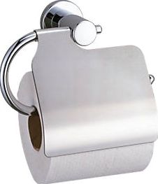 Swirl, 1228[^]2073H Covered Toilet Roll Holder Chrome 2073H